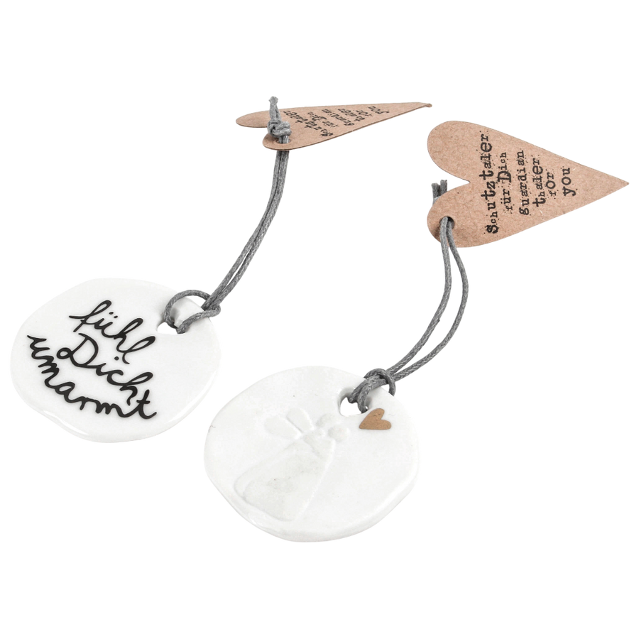 Schutztaler Fühl Dich umarmt Good old friends Porzellan