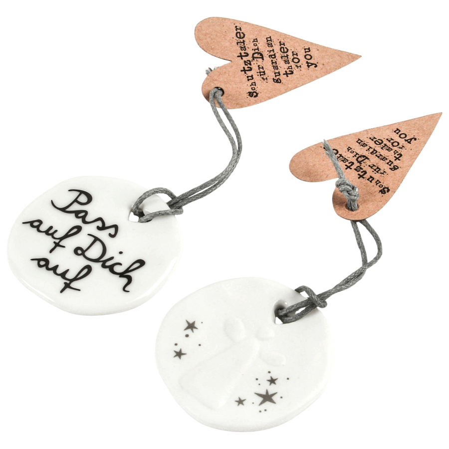 Schutztaler Pass auf Dich auf Good old friends Porzellan