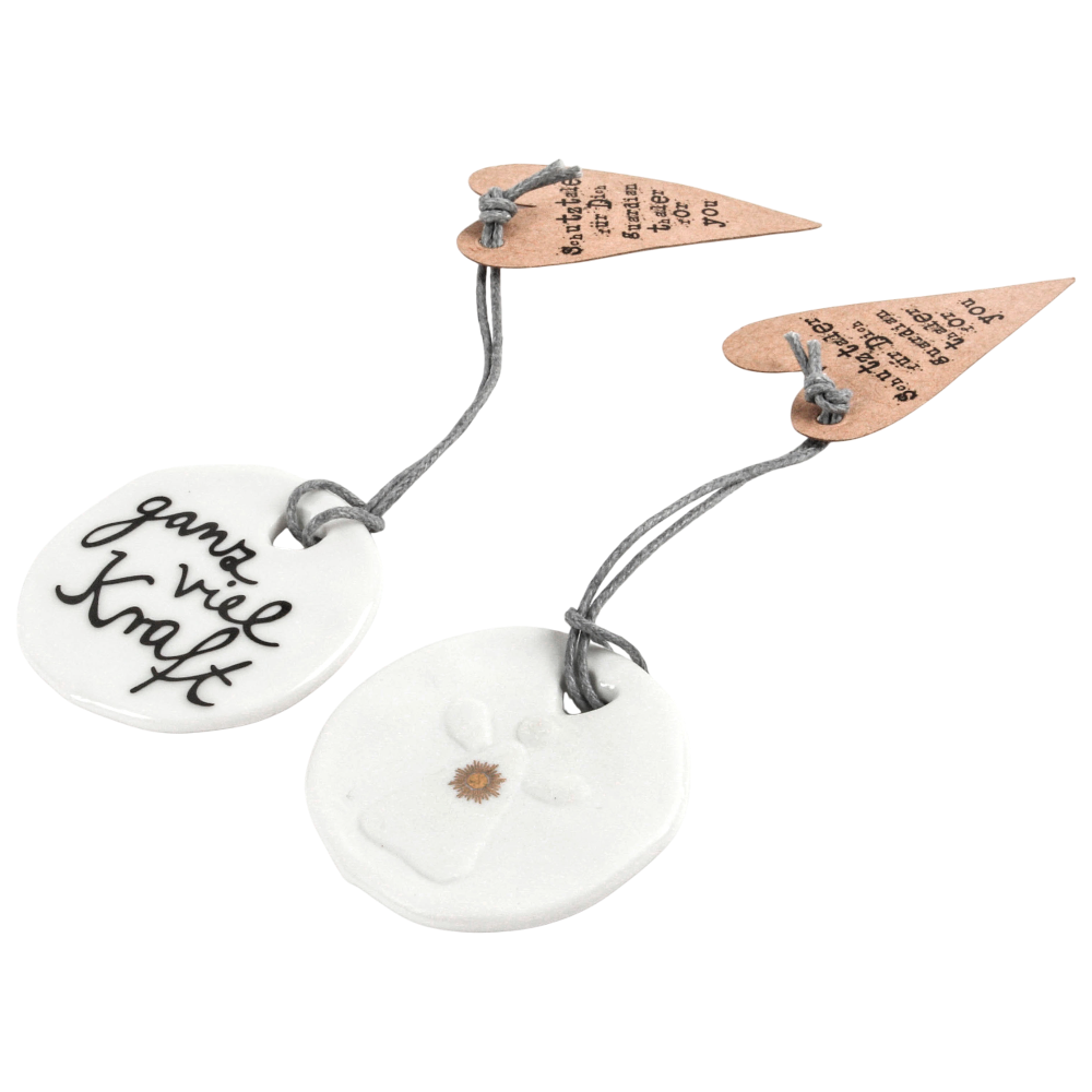 Schutztaler Ganz viel Kraft Good old friends Porzellan