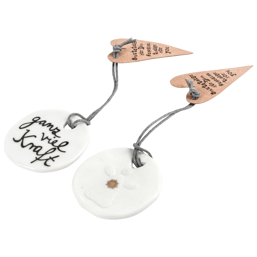 Schutztaler Ganz viel Kraft Good old friends Porzellan