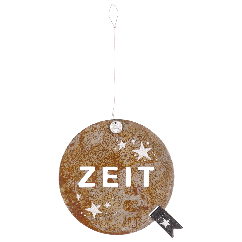 Wunschschild Zeit Good old friends Metallschild