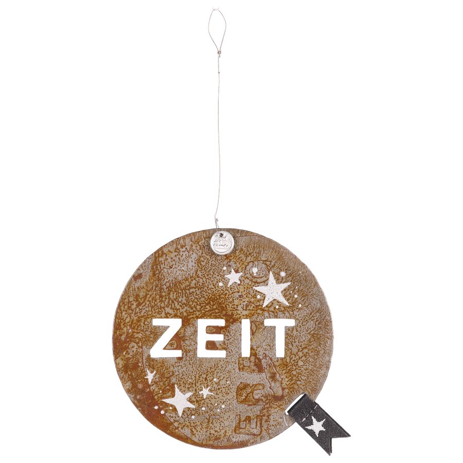 Wunschschild Zeit Good old friends Metallschild