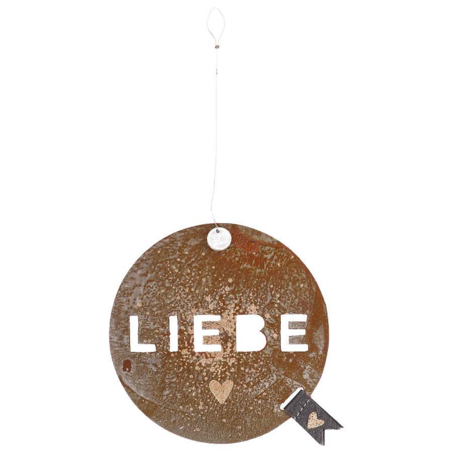 Wunschschild Liebe Good old friends Metallschild