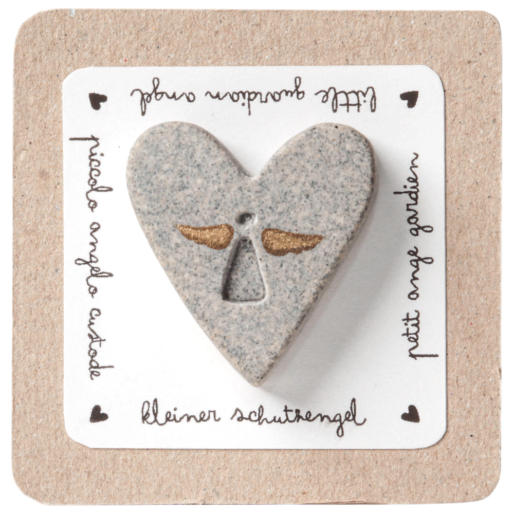 Terrazzo Herzmagnet Schutzengel Good old friends