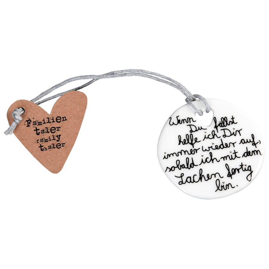 Familientaler Schwester Good old friends Porzellan