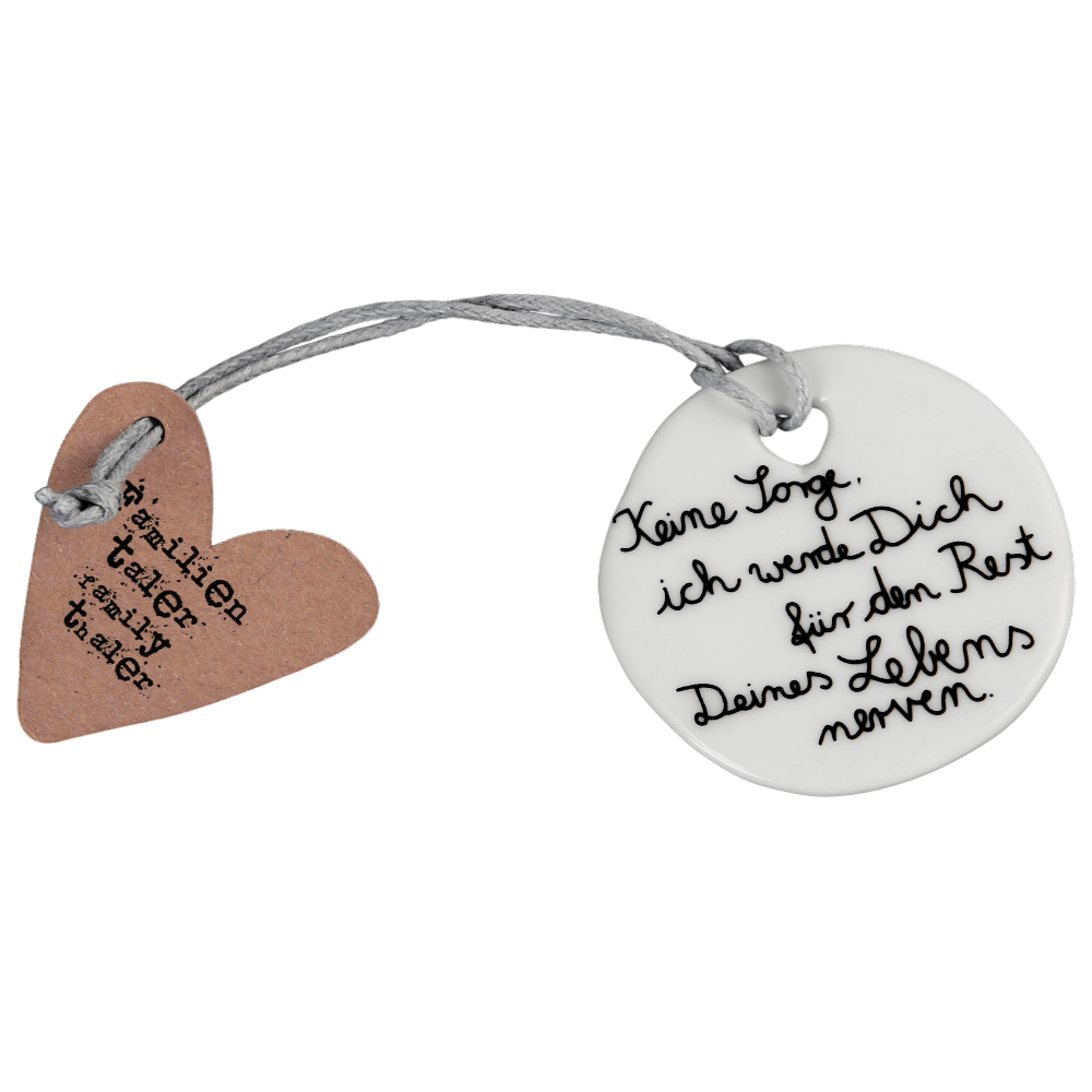 Familientaler Bruder Good old friends Porzellan