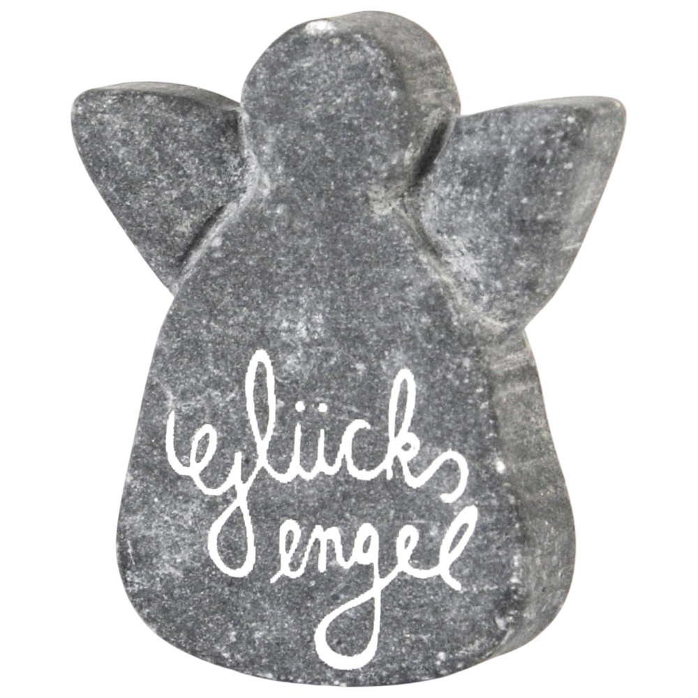 Good old friends Kleine Marmorengel Grau Glücksengel