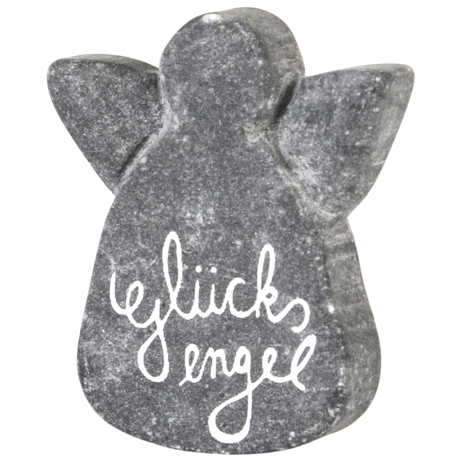 Good old friends Kleine Marmorengel Grau Glücksengel