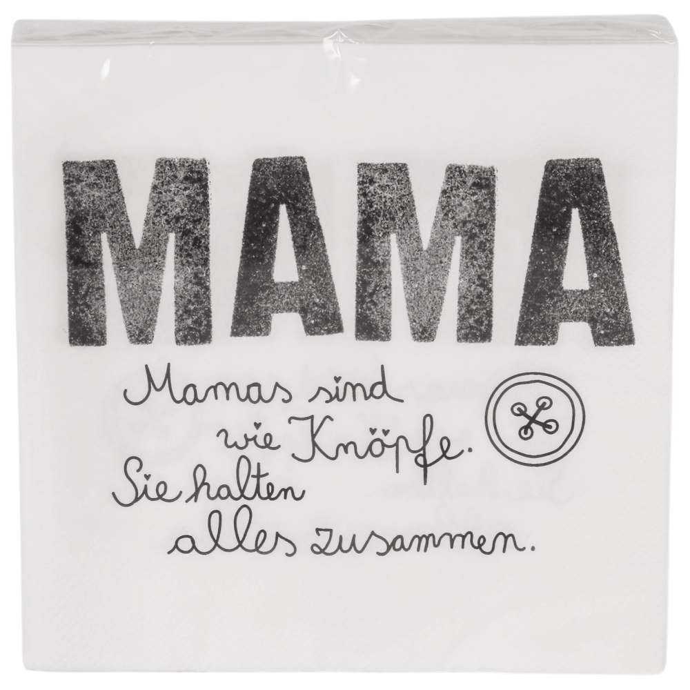 Good old friends Familienservietten Mama Spruch