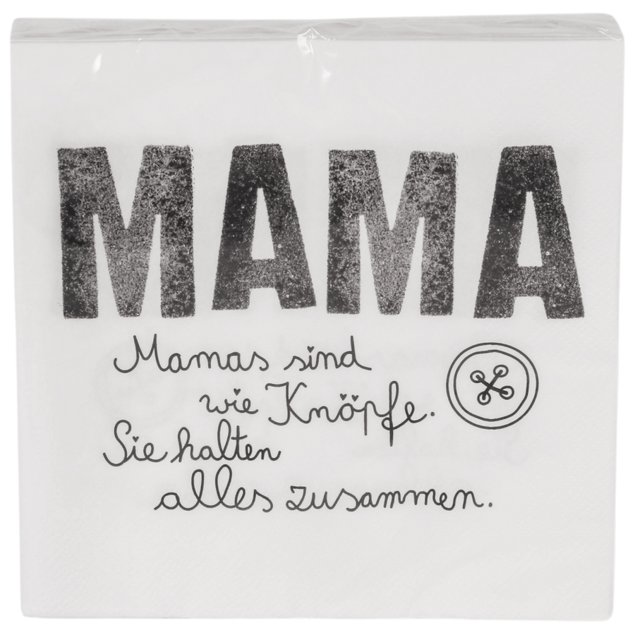 Good old friends Familienservietten Mama Spruch