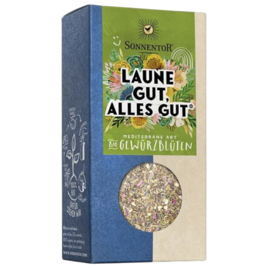 Sonnentor Laune gut alles gut Gewürzblüten 25g – Bio, Blüten, Gewürz, mediterran