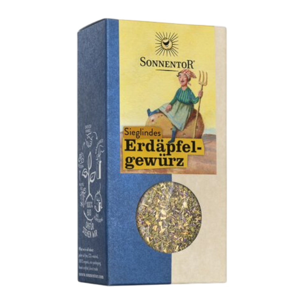 Sonnentor Sieglindes Erdäpfelgewürz Bio 25g - Bio-Gewürzzubereitung mit Petersilie, Rosmarin, Bohnenkraut, Knoblauch und Meersalz für Kartoffelgerichte