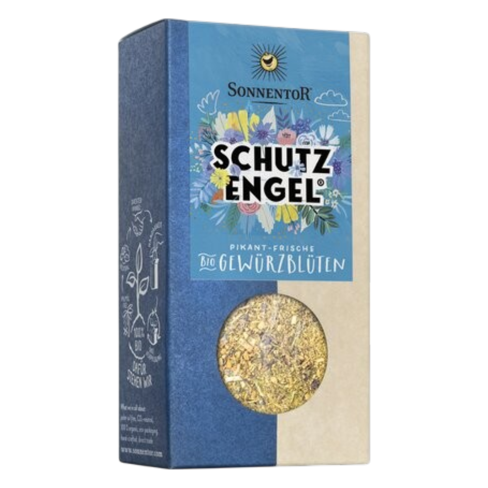 Sonnentor Schutzengel Gewürzblüten 40g – Bio Blüten Gewürzmix für Fisch Quiche und Salat