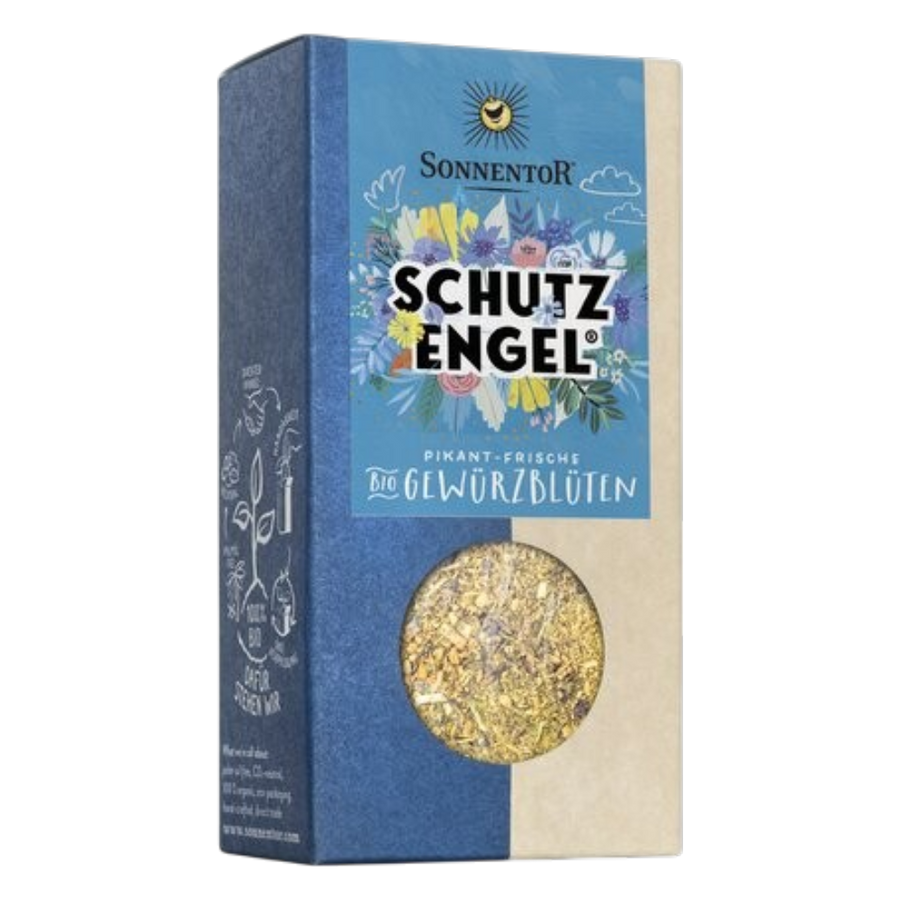 Sonnentor Schutzengel Gewürzblüten 40g – Bio Blüten Gewürzmix für Fisch Quiche und Salat