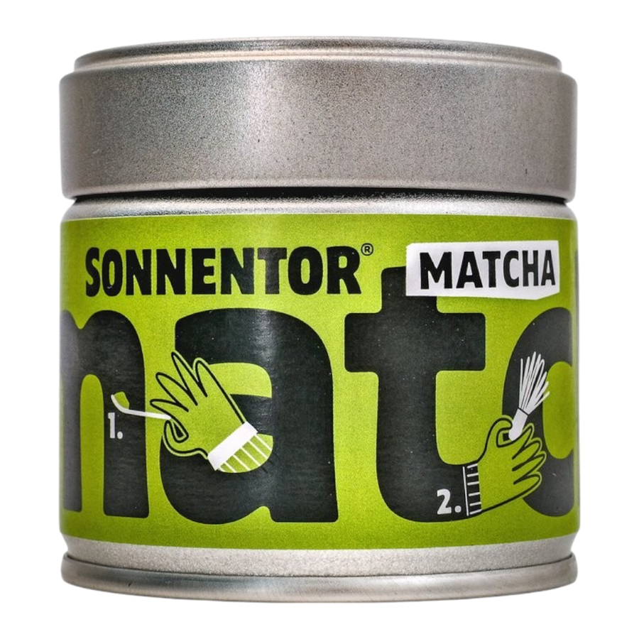 Sonnentor Matcha Bio-Grüntee - gemahlener Bio-Grüntee in traditioneller Matcha-Qualität für authentische japanische Teezeremonie