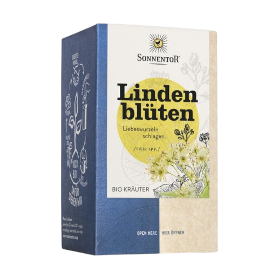 Sonnentor Lindenblüten Bio 27g – süß-blumiger Tee aus 100% Bio-Lindenblüten, Honignote, wärmend