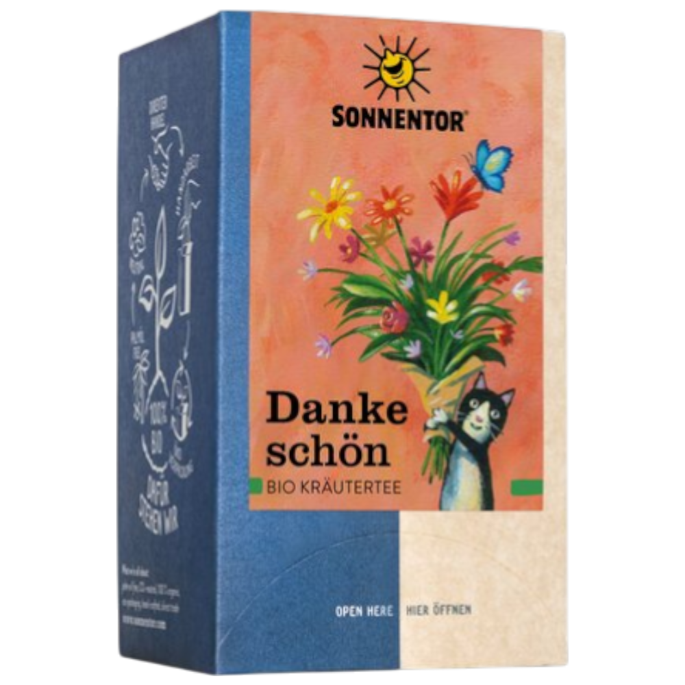 Sonnentor Dankeschön Kräutertee 27g – Bio, Kräutertee, Blüten, vegan