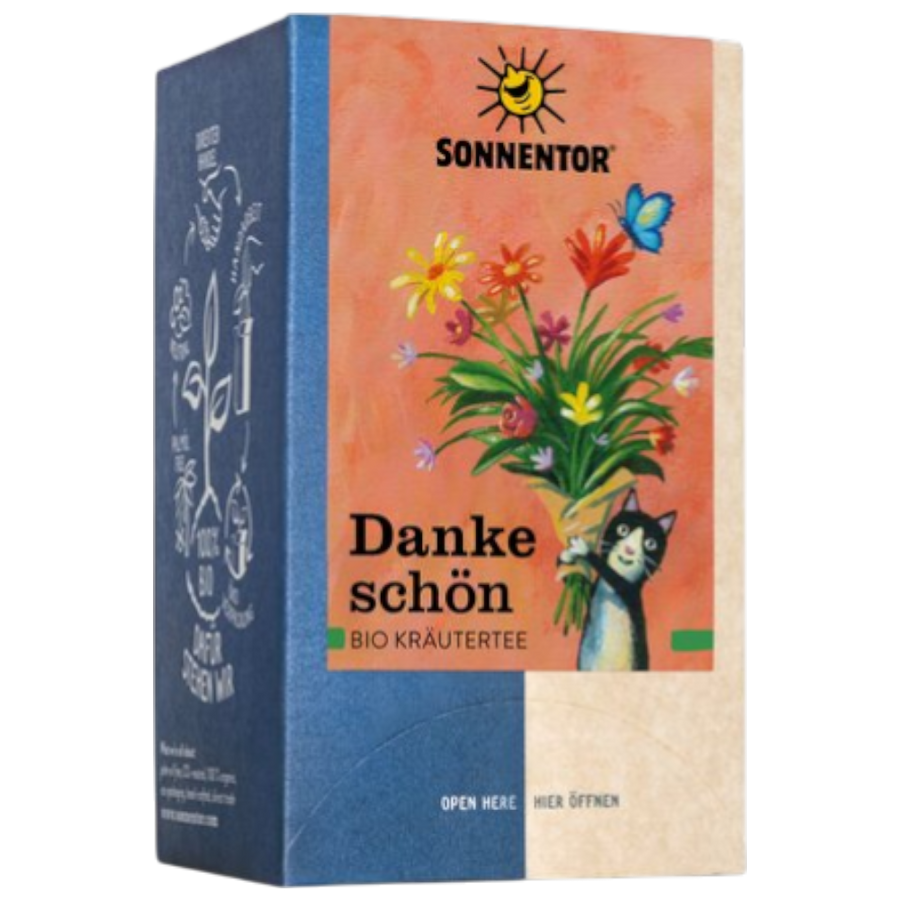 Sonnentor Dankeschön Kräutertee 27g – Bio, Kräutertee, Blüten, vegan