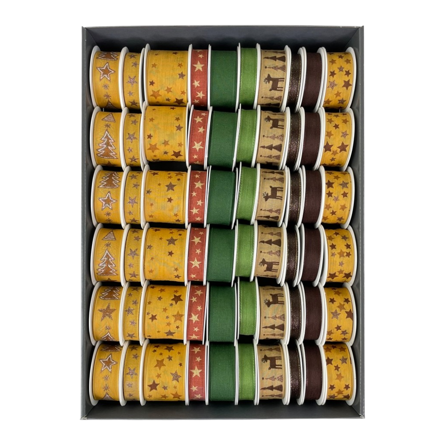 Bänderdisplay Honesty, 1 Rolle, hochwertiges Geschenkband für kreative Dekoration
