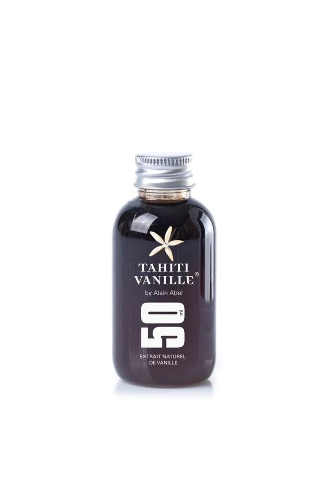 Tahiti Vanille Extrait Naturel de Vanille - Premium Vanilleextrakt aus 100% Tahiti-Vanille, alkoholfrei, schonend extrahiert