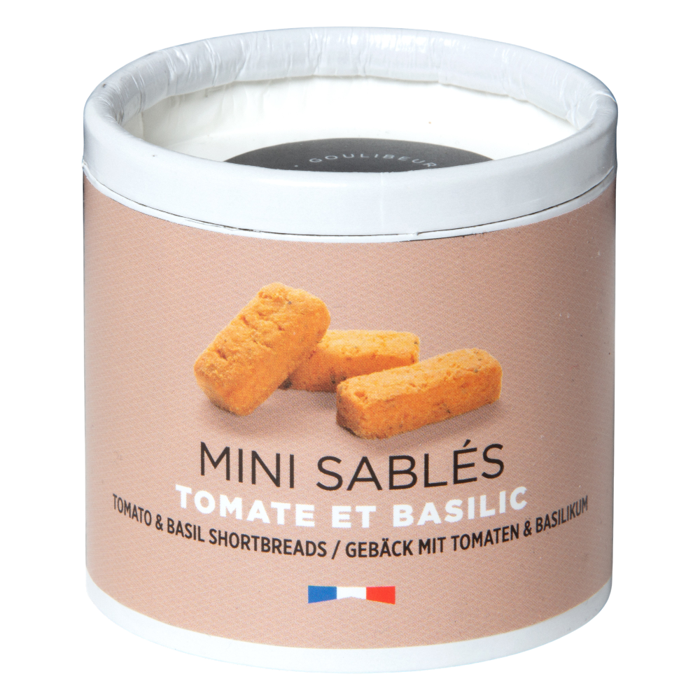 Goulibeur Mini Sablés Tomate et Basilic – herzhaftes Buttergebäck