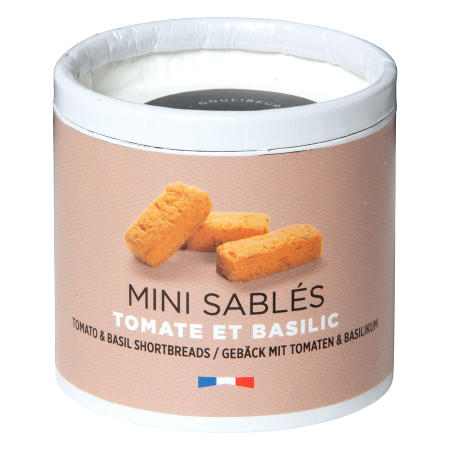 Goulibeur Mini Sablés Tomate et Basilic – herzhaftes Buttergebäck