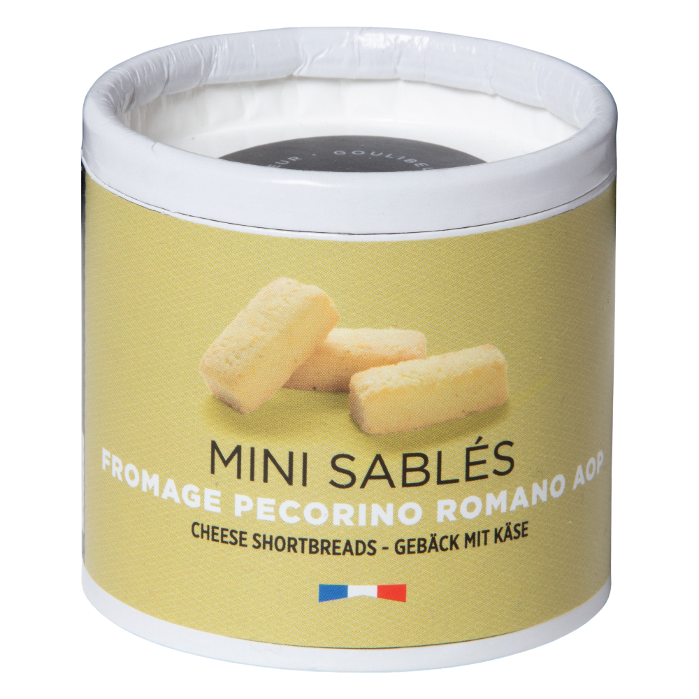 Goulibeur Mini Sablés Fromage Pecorino Romano – herzhaftes Käsegebäck