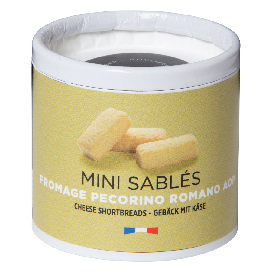 Goulibeur Mini Sablés Fromage Pecorino Romano – herzhaftes Käsegebäck