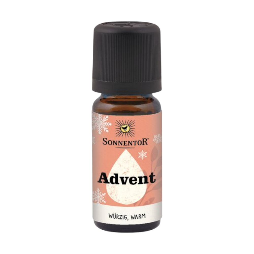 Sonnentor Advent ätherisches Öl bio – Duftmischung mit Orange, Nelke und Vanille, 10 ml