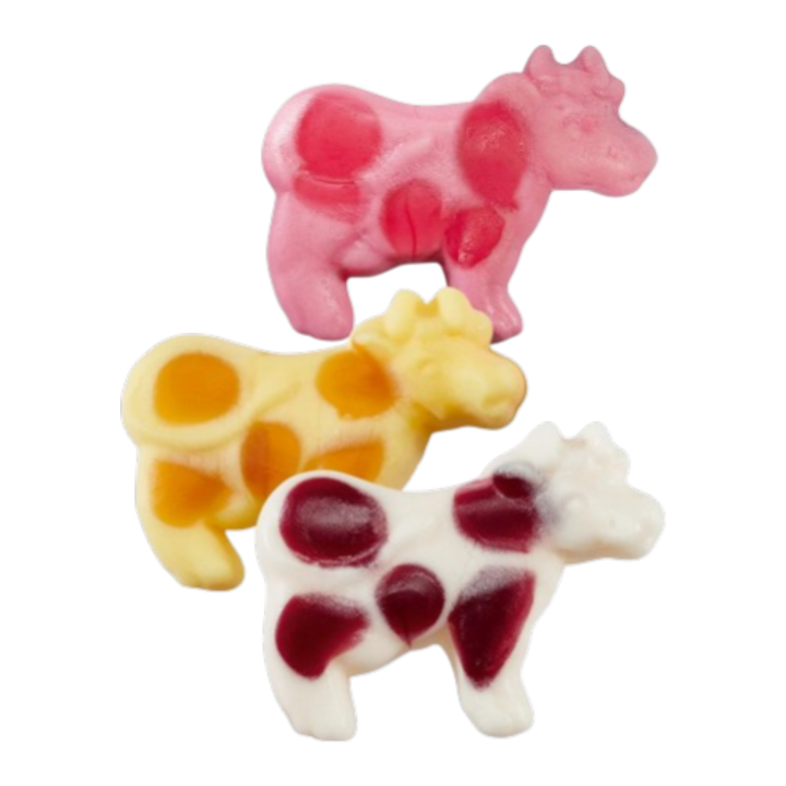 Grafik Werkstatt Schaumzucker-Kühe 90g – Schaumzucker, Spruch, fruchtig, Mitbringsel