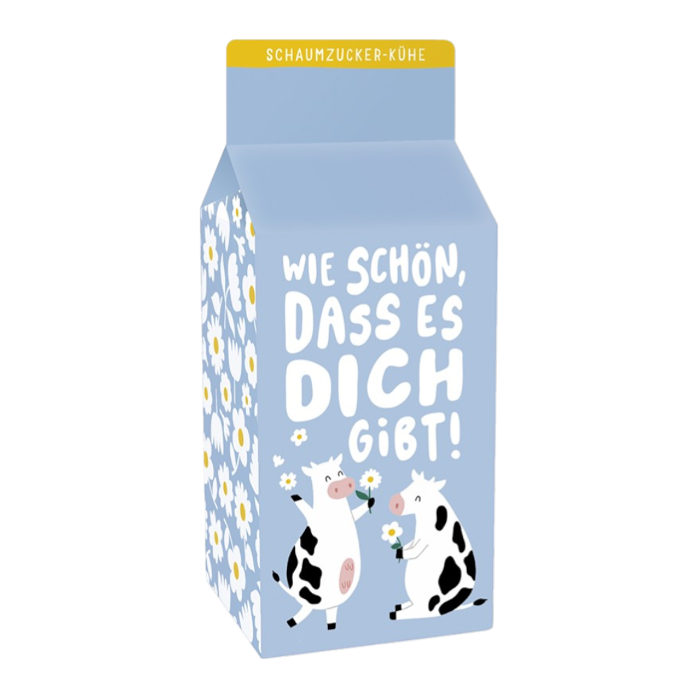 Grafik Werkstatt, Schaumzucker-Kühe Wie schön, dass ..., 90g