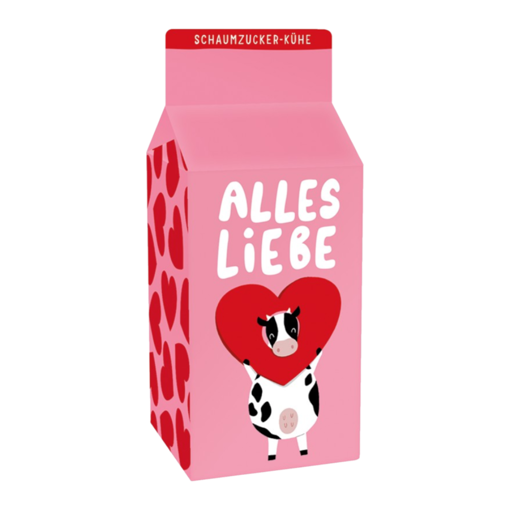 Grafik Werkstatt, Schaumzucker-Kühe Alles Liebe, 90g