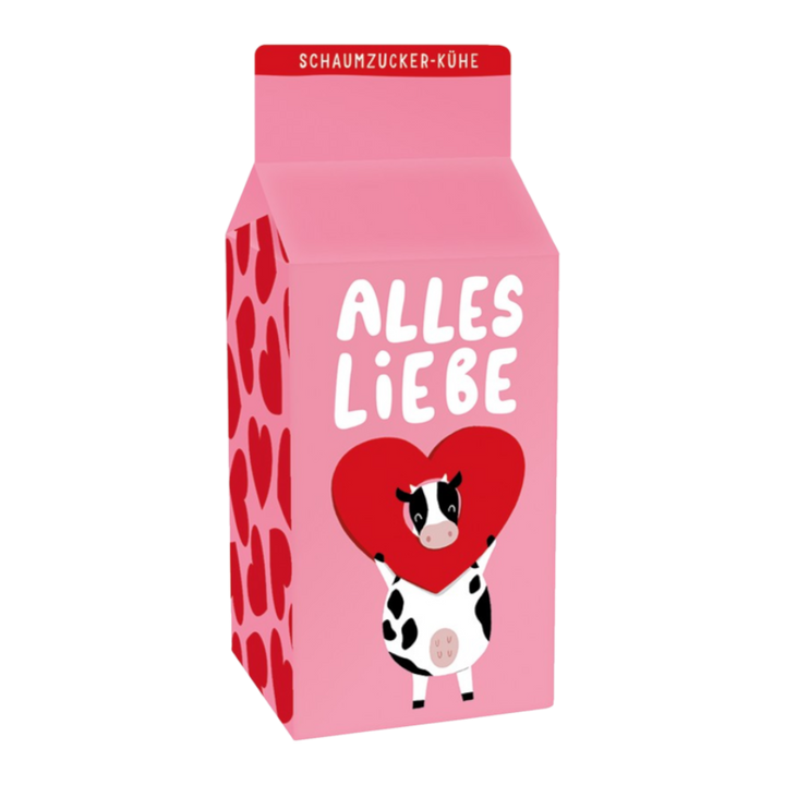 Grafik Werkstatt, Schaumzucker-Kühe Alles Liebe, 90g