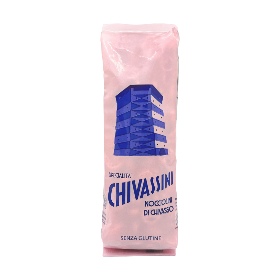 Chivassini Nocciolini di Chivasso 90g – Haselnuss-Baisergebäck, glutenfrei, Piemont, Mini-Baiser