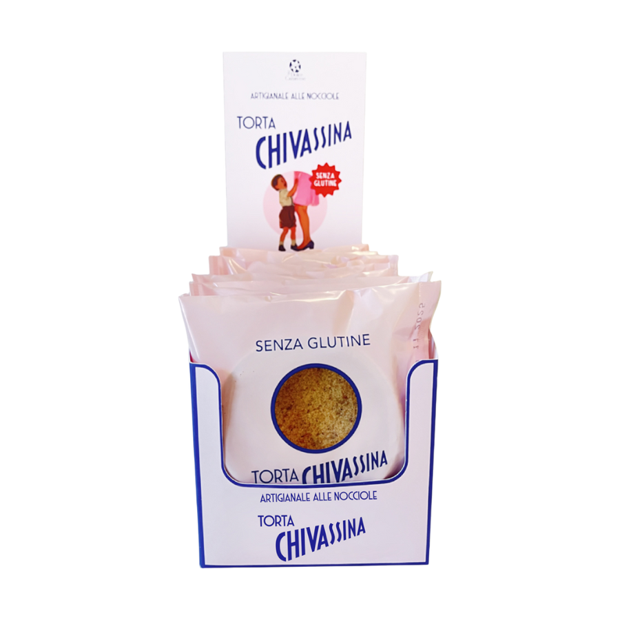 Chivassini Torta Chivassina Haselnusskuchen 40g – Kuchen mit Haselnüssen, Butter, glutenfrei
