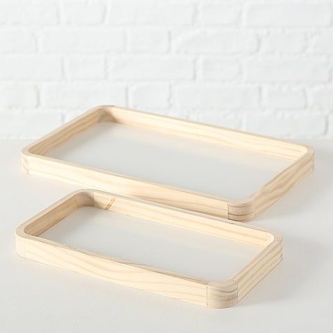 Tablett Nira, Deko, B 20 cm, Waldkiefer (Pinus sylvestris)