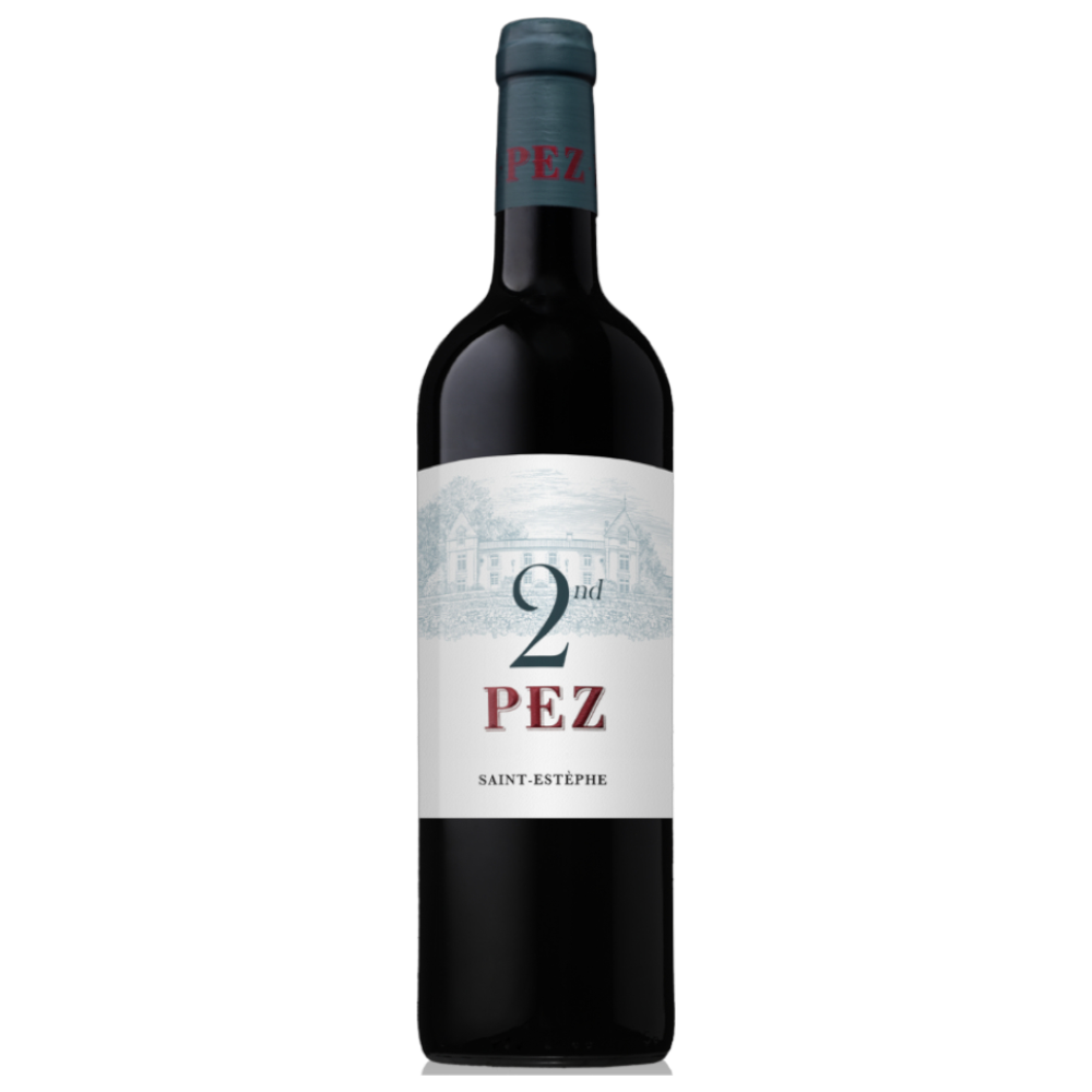 Chateau de Pez 2nd PEZ Saint-Estephe 2020 - französischer Bordeaux-Rotwein aus Saint-Estèphe mit 58% Cabernet Sauvignon und fein geschliffenen Tanninen