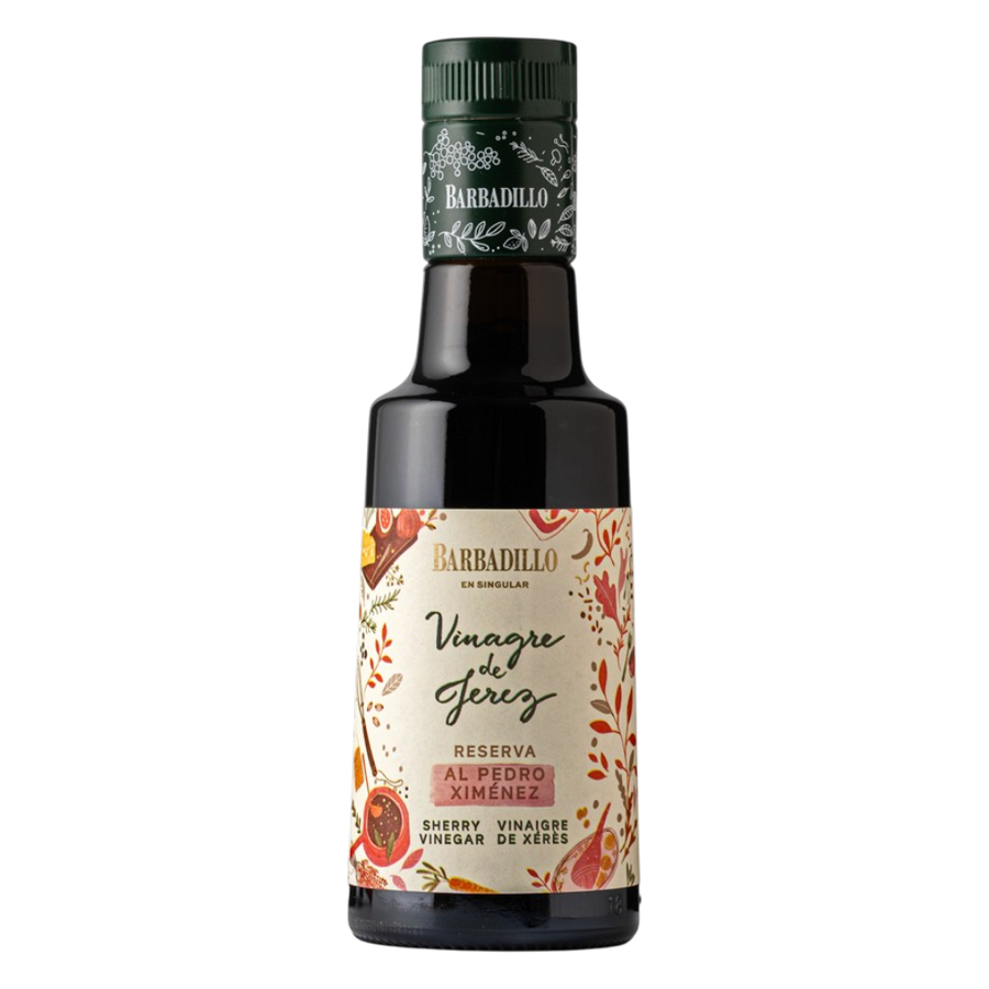 Barbadillo Vinagre de Jerez Reserva al Pedro Ximénez 250ml – Sherry Essig im Eichenfass