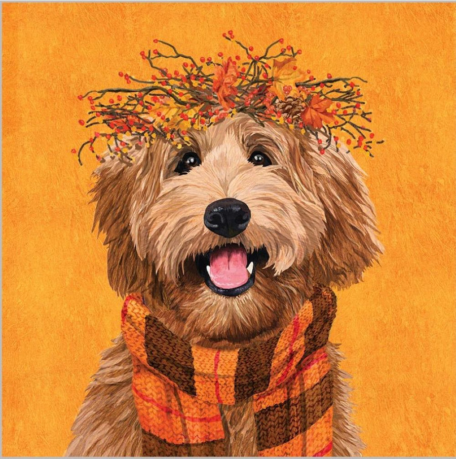 ppd Cocktailservietten Dudley 25x25 cm mit charaktervollem Dudley Design, 20 Stück, 3-lagig, FSC-zertifiziert