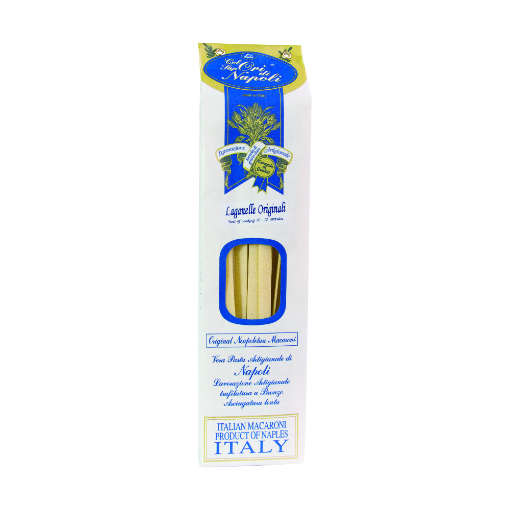 Sapori di Napoli Laganelle Originali 500g – italienische Bandnudeln, 6 mm, aus Hartweizengrieß