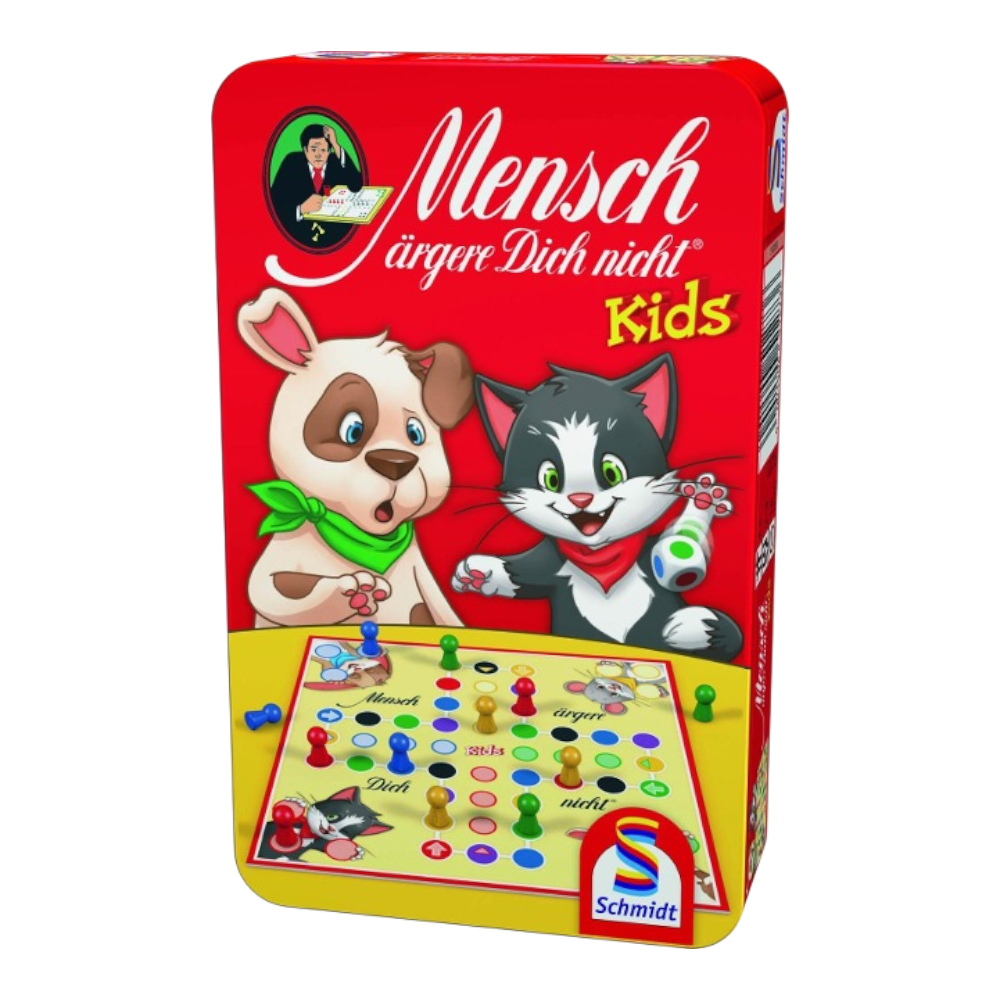 Mensch ärgere Dich nicht Kids, kindgerechtes Brettspiel ab 4 Jahren von Schmidt Spiele