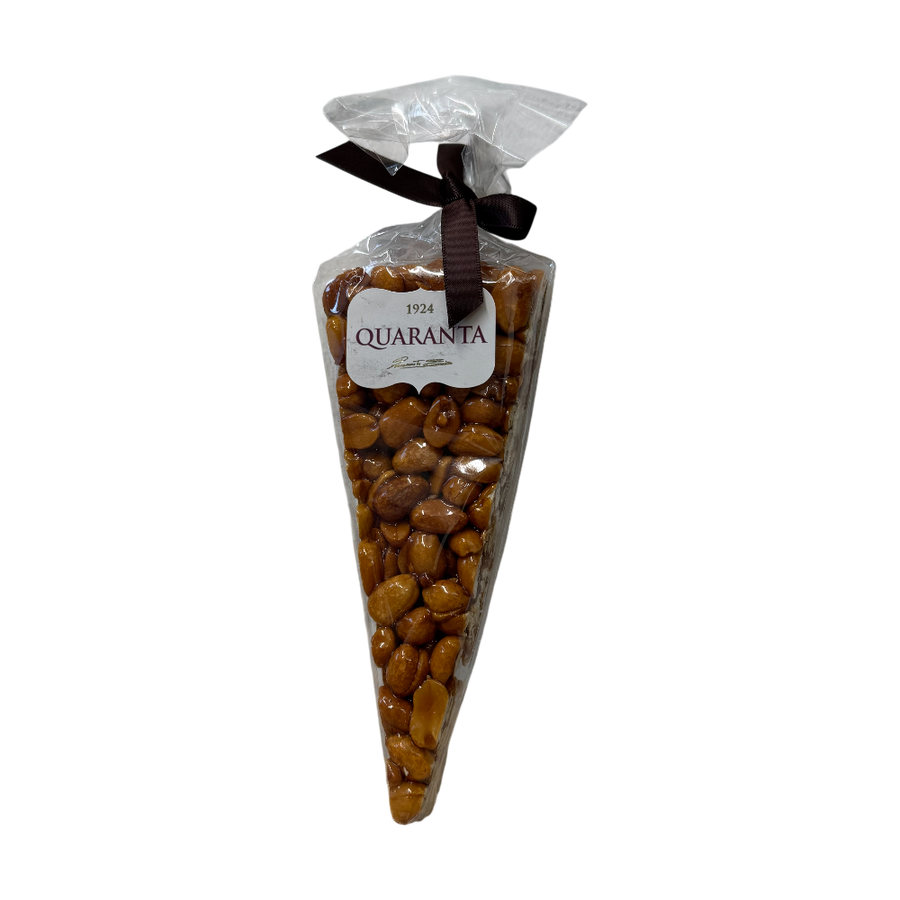 Quaranta Erdnusskrokant - knuspriger Brittle Peanuts Cake mit 50% Erdnüssen und 5% Honig, glutenfrei