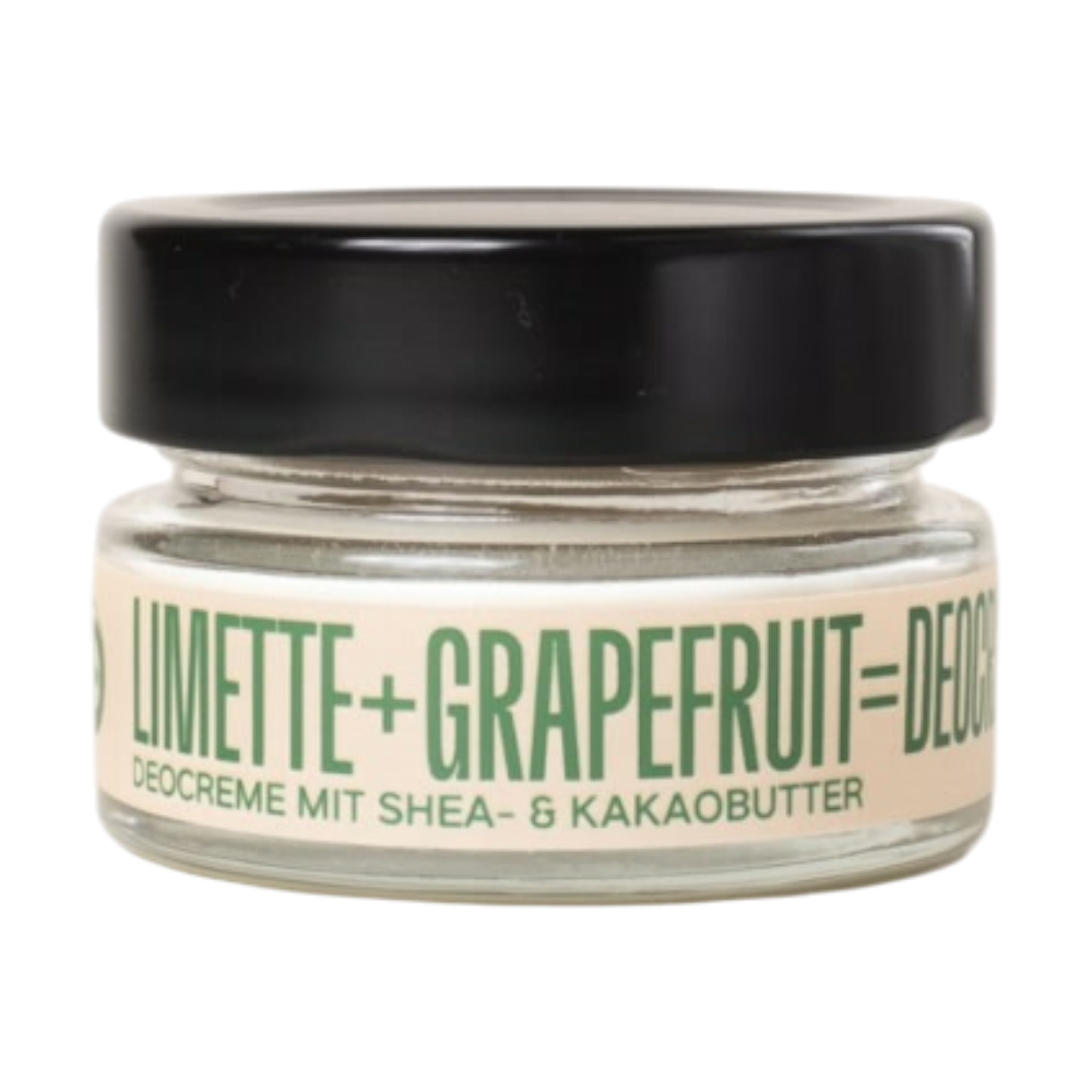 Walde Deo Creme Limette Grapefruit 40ml, natürliches Deo, frischer Duft, ohne Aluminium