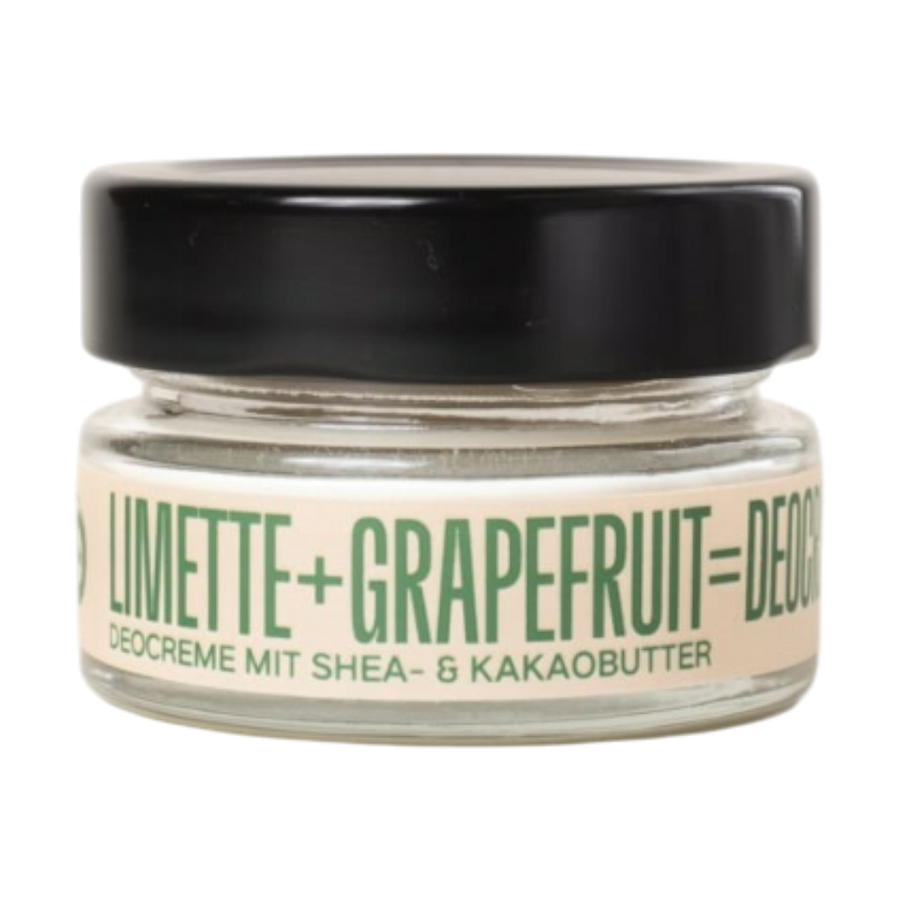 Walde Deo Creme Limette Grapefruit 40ml, natürliches Deo, frischer Duft, ohne Aluminium