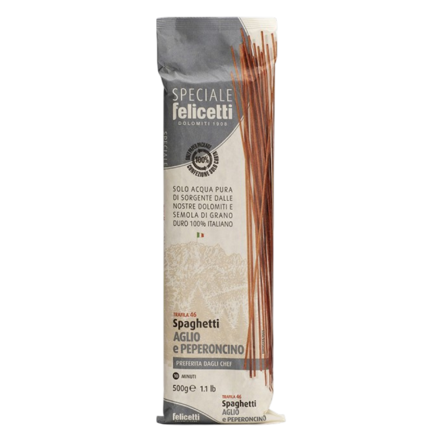 Felicetti Spaghetti aglio e peperoncino 500g – Spaghetti mit Knoblauch und Chili Kochzeit 10