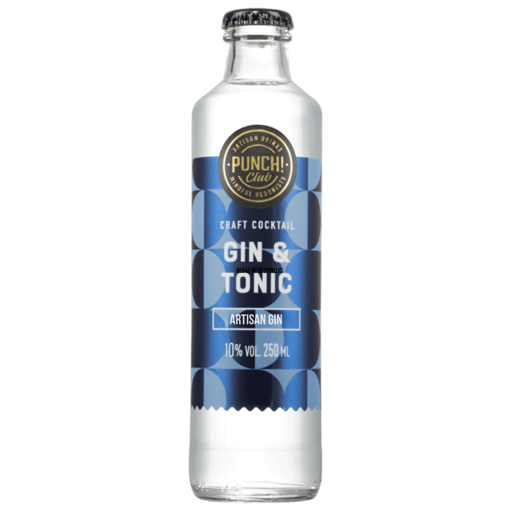 Punch Club Gin & Tonic 250ml – fertig gemixt, frisch, aromatisch, spritzig