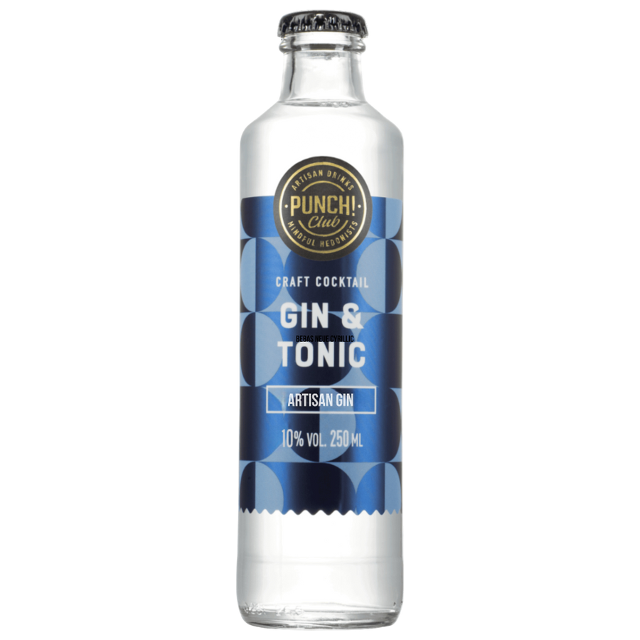 Punch Club Gin & Tonic 250ml – fertig gemixt, frisch, aromatisch, spritzig