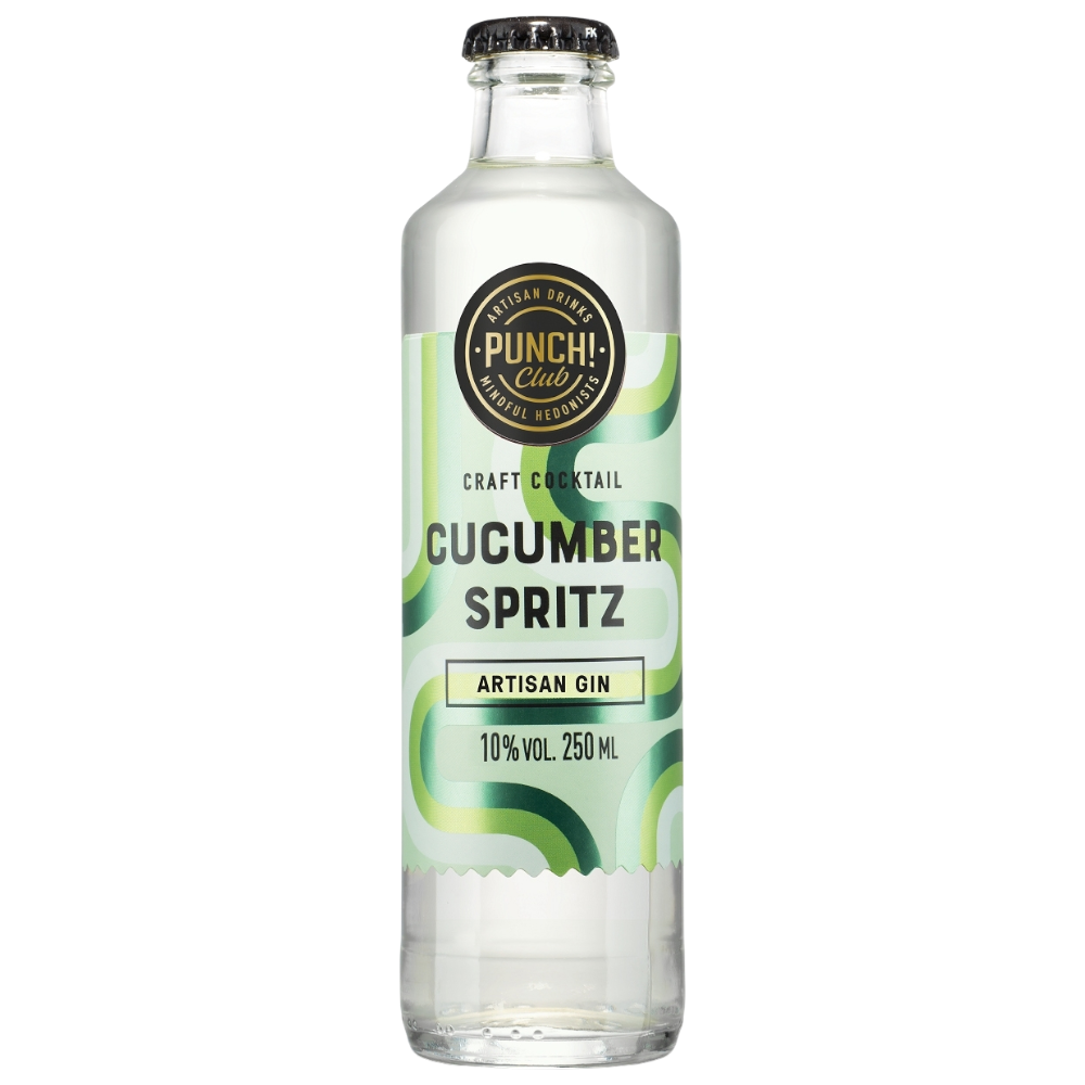 Punch Club Cucumber Spritz 250ml – Gin, Gurke, Basilikum, frisch, sommerlich