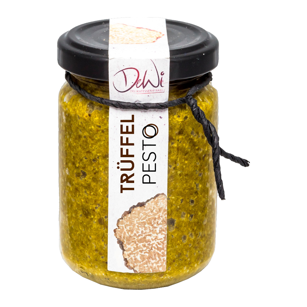 DeWi Pesto Trüffel 135g – Pesto, Trüffel, Basilikum, edel, aromatisch, Pasta