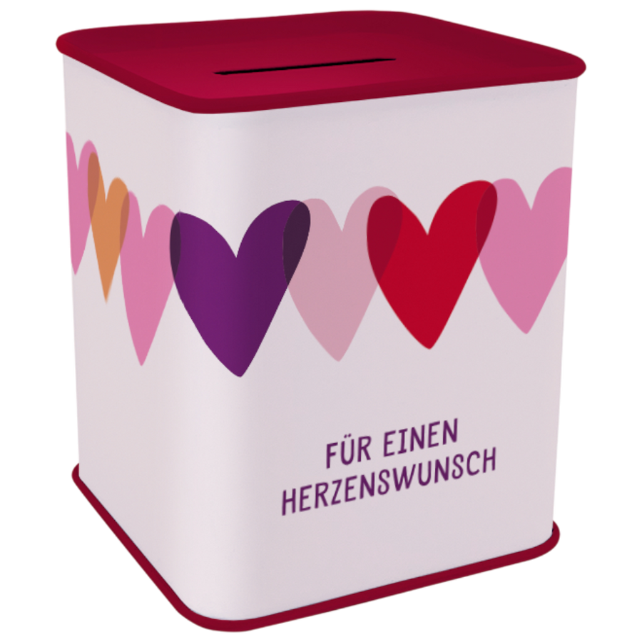 Grafik Werkstatt Spardose Für einen Herzenswunsch
